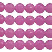 Pink 3 Dyed Jade Beads